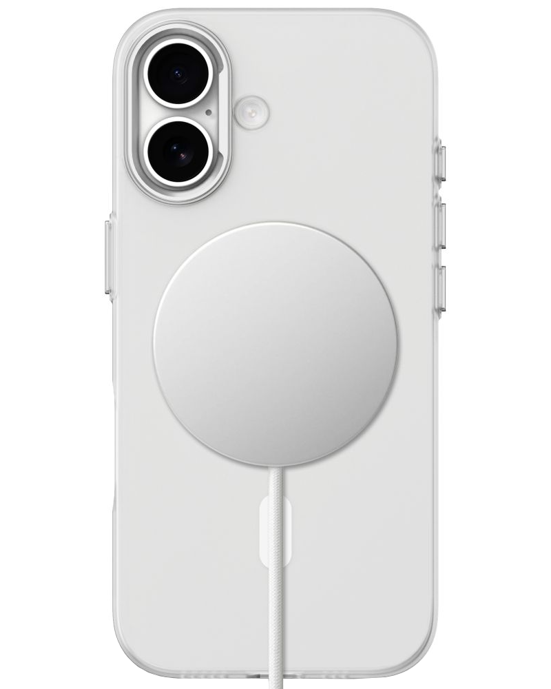 Husa MagSafe pentru Apple iPhone 17, Tech-Protect, MagZero, Alba Mata