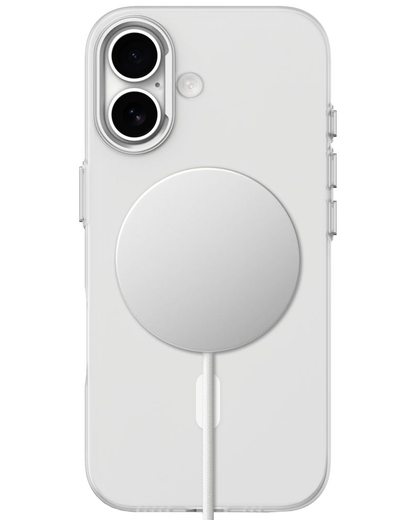 Husa MagSafe pentru Apple iPhone 17, Tech-Protect, MagZero, Alba Mata
