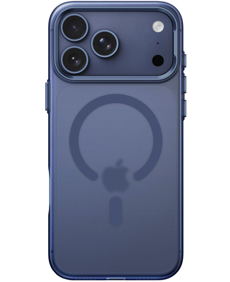 Husa MagSafe pentru Apple iPhone 18 Pro / 17 Pro, Tech-Protect, MagZero, Bleumarin Mata