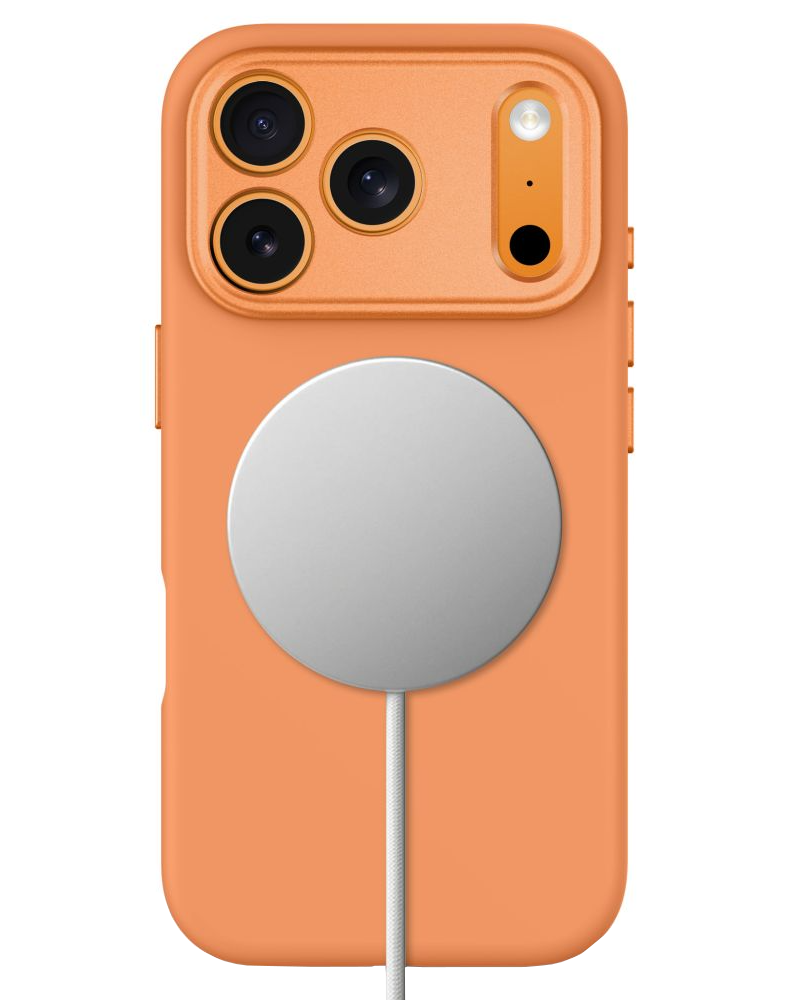 Husa MagSafe pentru Apple iPhone 18 Pro / 17 Pro, Tech-Protect, Uniq CC, Portocalie