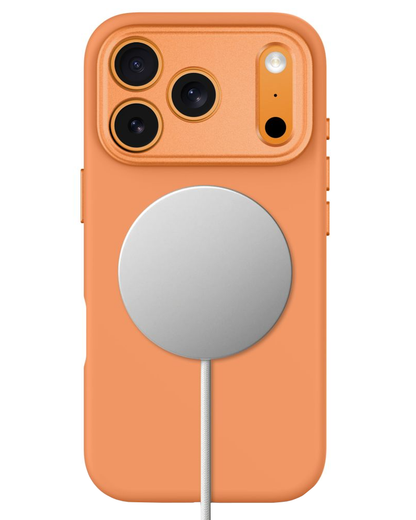 Husa MagSafe pentru Apple iPhone 18 Pro / 17 Pro, Tech-Protect, Uniq CC, Portocalie