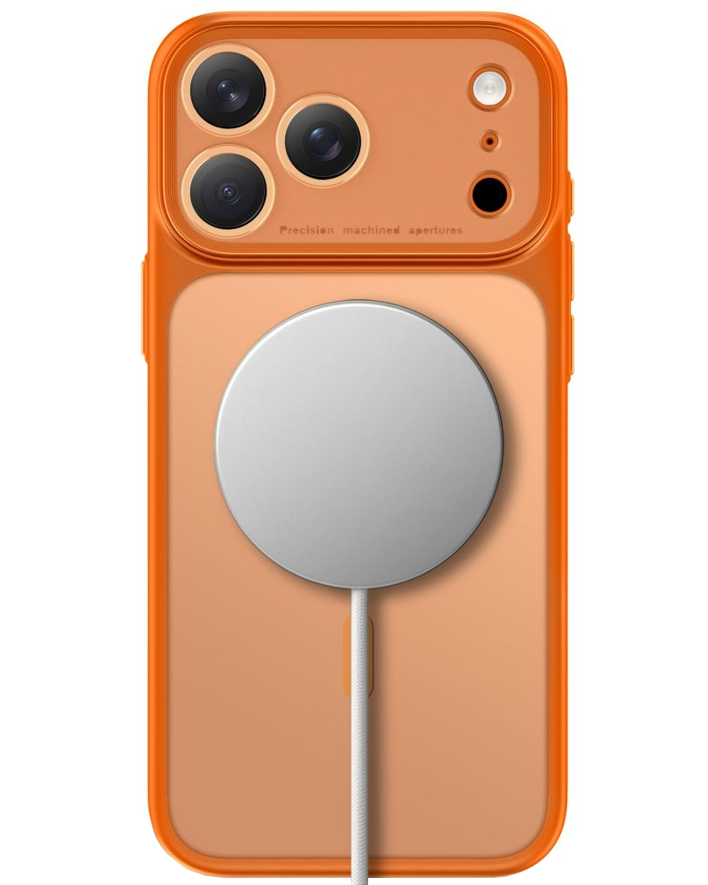 Husa MagSafe pentru Apple iPhone 18 Pro Max / 17 Pro Max, Tech-Protect, MagPrime CC, Portocalie Mata