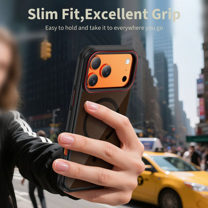 Husa MagSafe pentru Apple iPhone 17 Pro Max, Tech-Protect, Maghybrid, Neagra