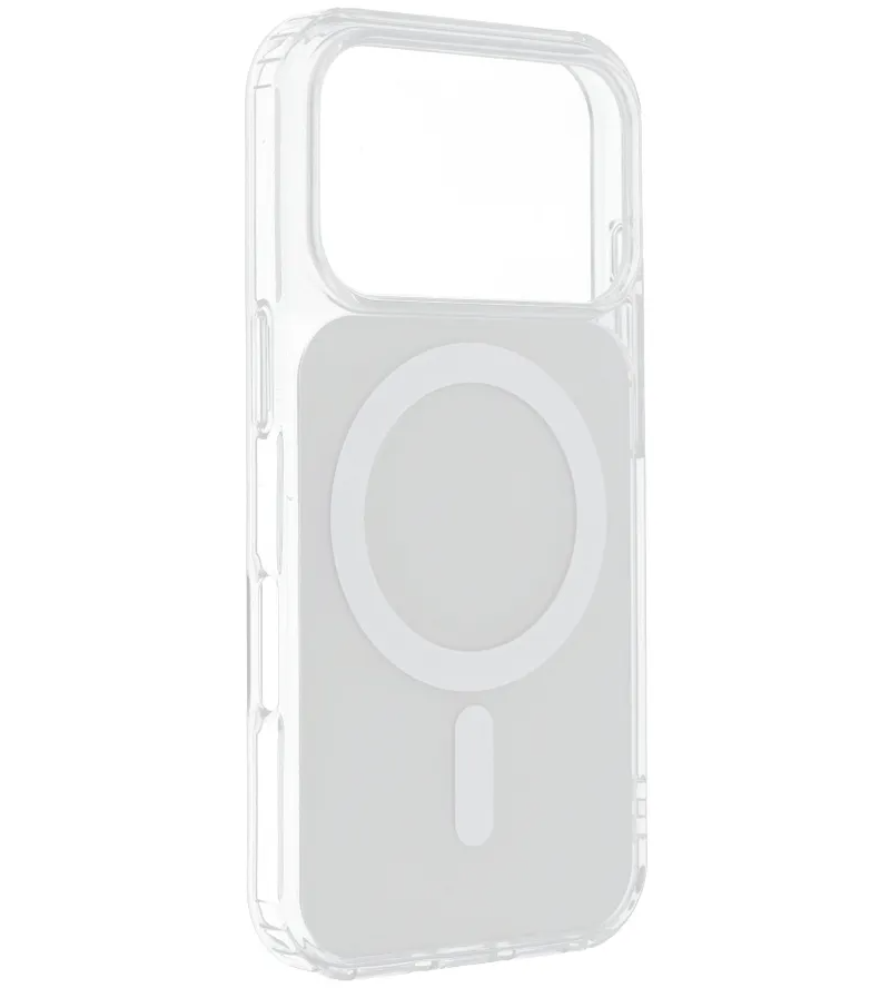 Husa MagSafe pentru Apple iPhone 17e / 16e, OEM, Clear Fusion Mag Cover, Alba