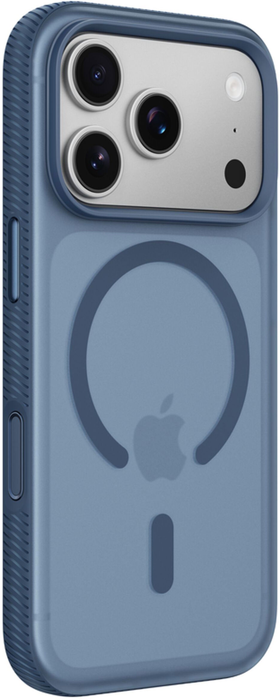 Husa MagSafe pentru Apple iPhone 17 Pro, Belkin, SheerForce Grip, Bleumarin MSA035hqNY