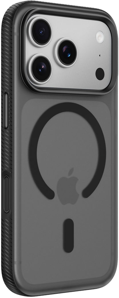 Husa MagSafe pentru Apple iPhone 17 Pro, Belkin, SheerForce Grip, Neagra MSA035hqBK