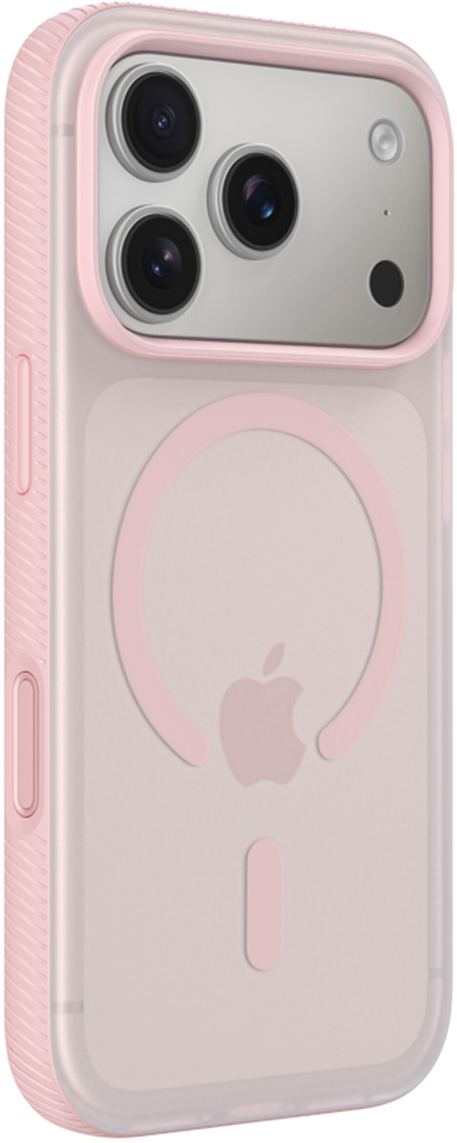 Husa MagSafe pentru Apple iPhone 17 Pro, Belkin, SheerForce Grip, Roz MSA035hqPK