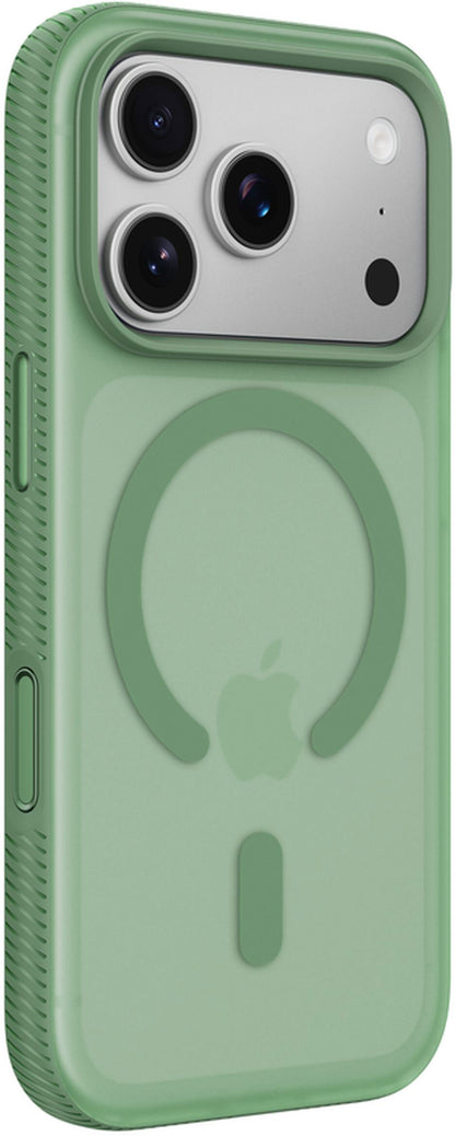 Husa MagSafe pentru Apple iPhone 17 Pro, Belkin, SheerForce Grip, Verde MSA035hqSE