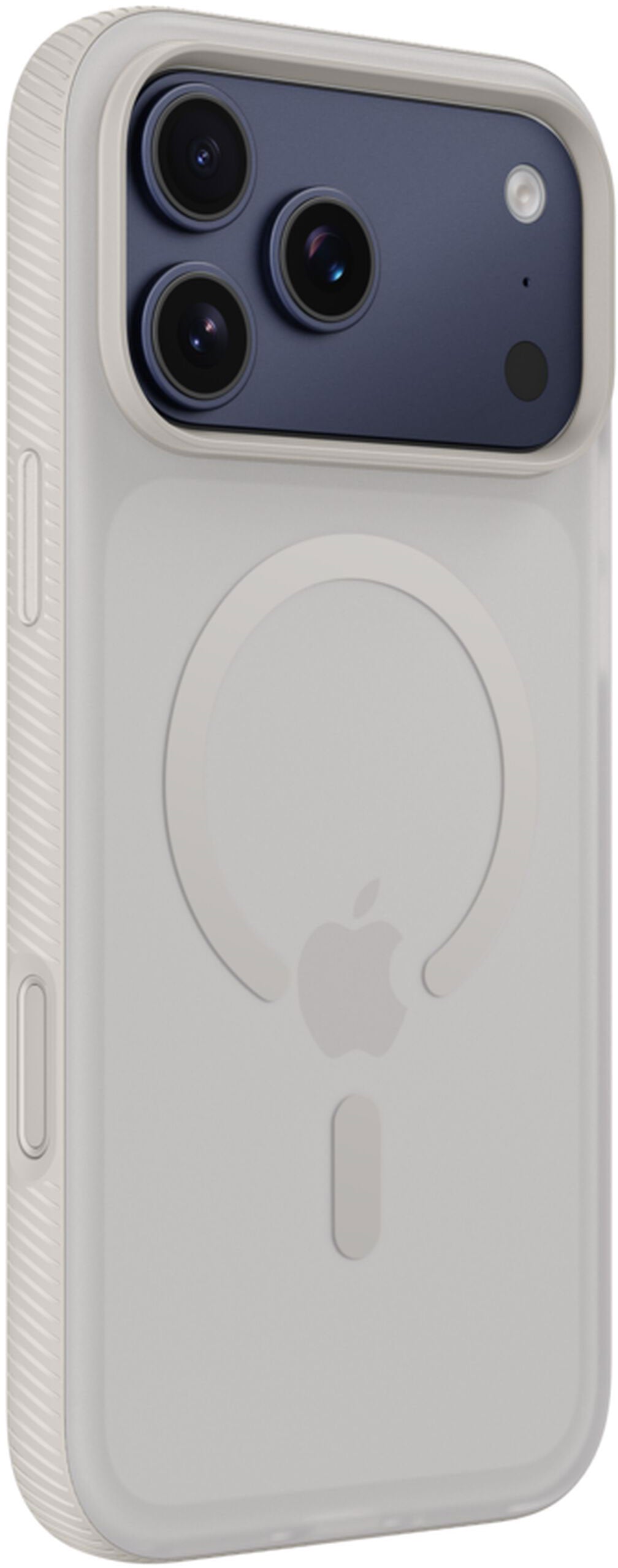 Husa MagSafe pentru Apple iPhone 17 Pro Max, Belkin, SheerForce Grip, Bej MSA036hqSA