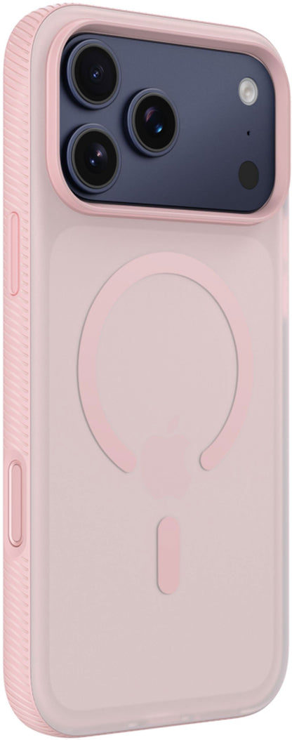 Husa MagSafe pentru Apple iPhone 17 Pro Max, Belkin, SheerForce Grip, Roz MSA036hqPK