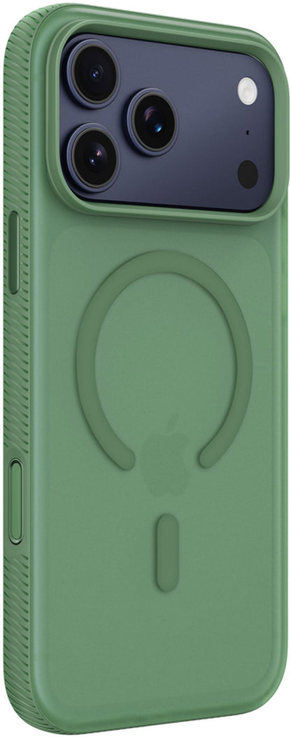 Husa MagSafe pentru Apple iPhone 17 Pro Max, Belkin, SheerForce Grip, Verde MSA036hqSE