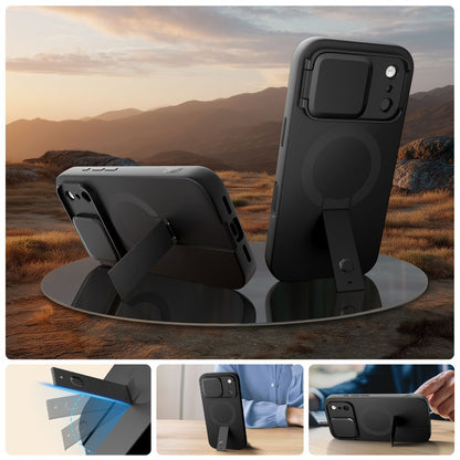 Husa MagSafe pentru Apple iPhone 17 Pro Max, Tech-Protect, Kevlar Aura, Neagra