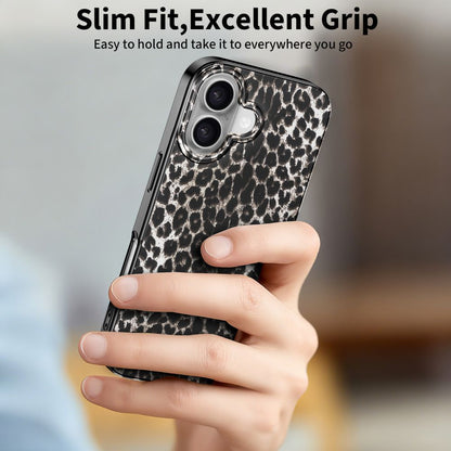 Husa MagSafe pentru Apple iPhone 17, Tech-Protect, Lamano Leopard, Neagra