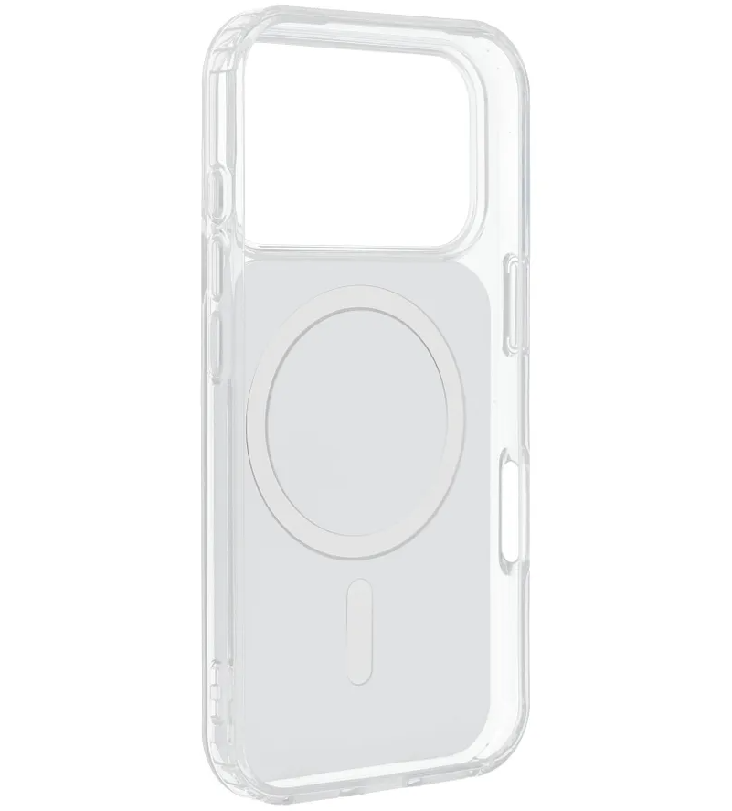 Husa MagSafe pentru Apple iPhone 17e / 16e, OEM, Clear Fusion Mag Cover, Alba