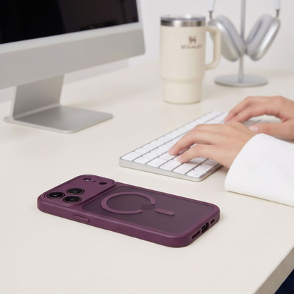 Husa MagSafe pentru Apple iPhone 18 Pro Max / 17 Pro Max, Tech-Protect, BasicMag, Visinie Mata