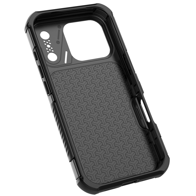 Husa MagSafe pentru Apple iPhone 18 Pro Max / 17 Pro Max, OEM, Carbon and Corner Protection, Neagra