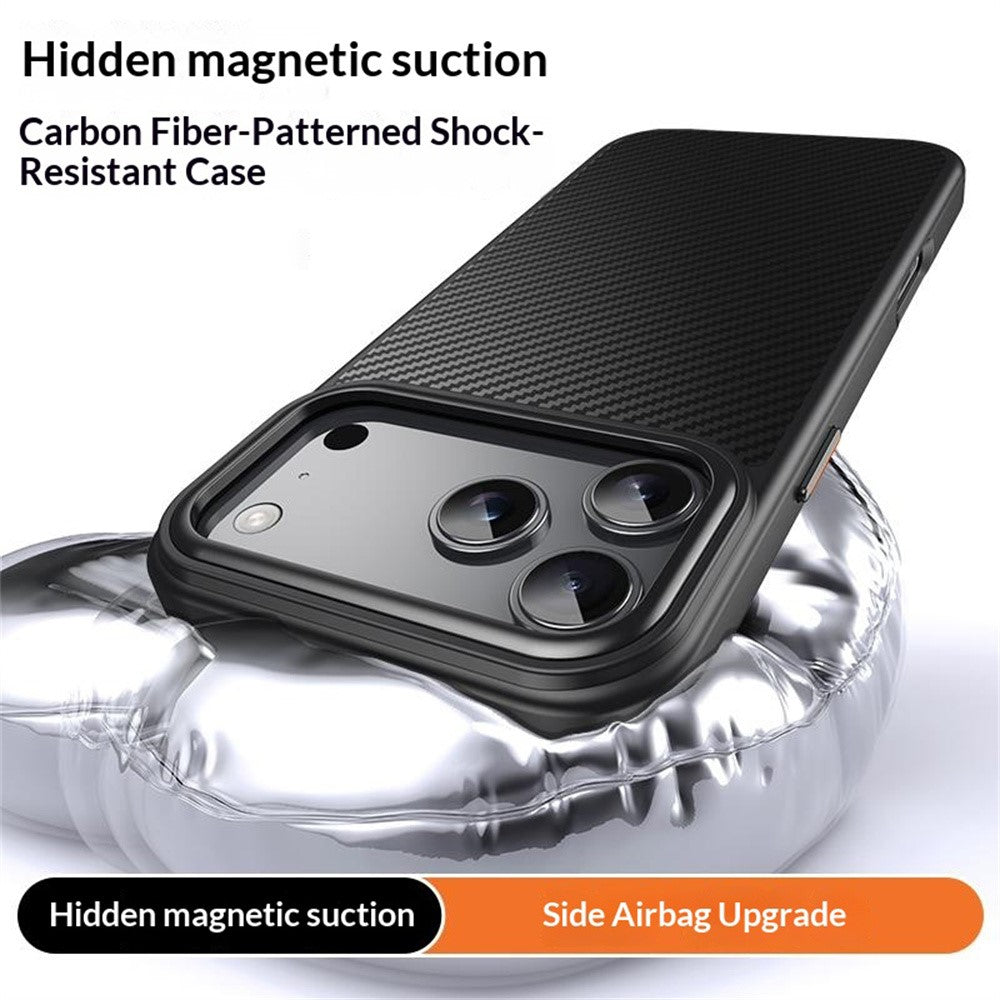 Husa MagSafe pentru Apple iPhone 18 Pro / 17 Pro, OEM, Carbon, Neagra