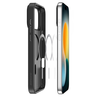 Husa MagSafe pentru Apple iPhone 17 Pro, DUX DUCIS, Yind, Neagra