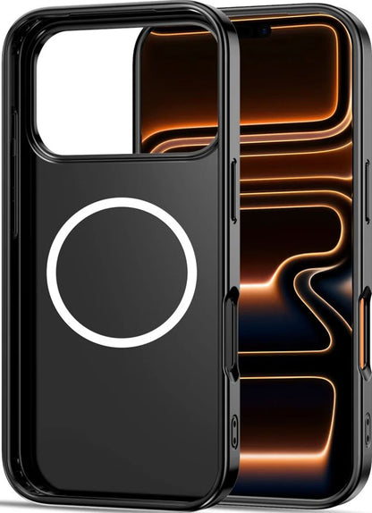Husa MagSafe pentru Apple iPhone 17 Pro Max, Tech-Protect, Lamano Panther, Neagra