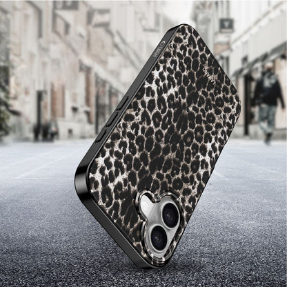 Husa MagSafe pentru Apple iPhone 17, Tech-Protect, Lamano Leopard, Neagra