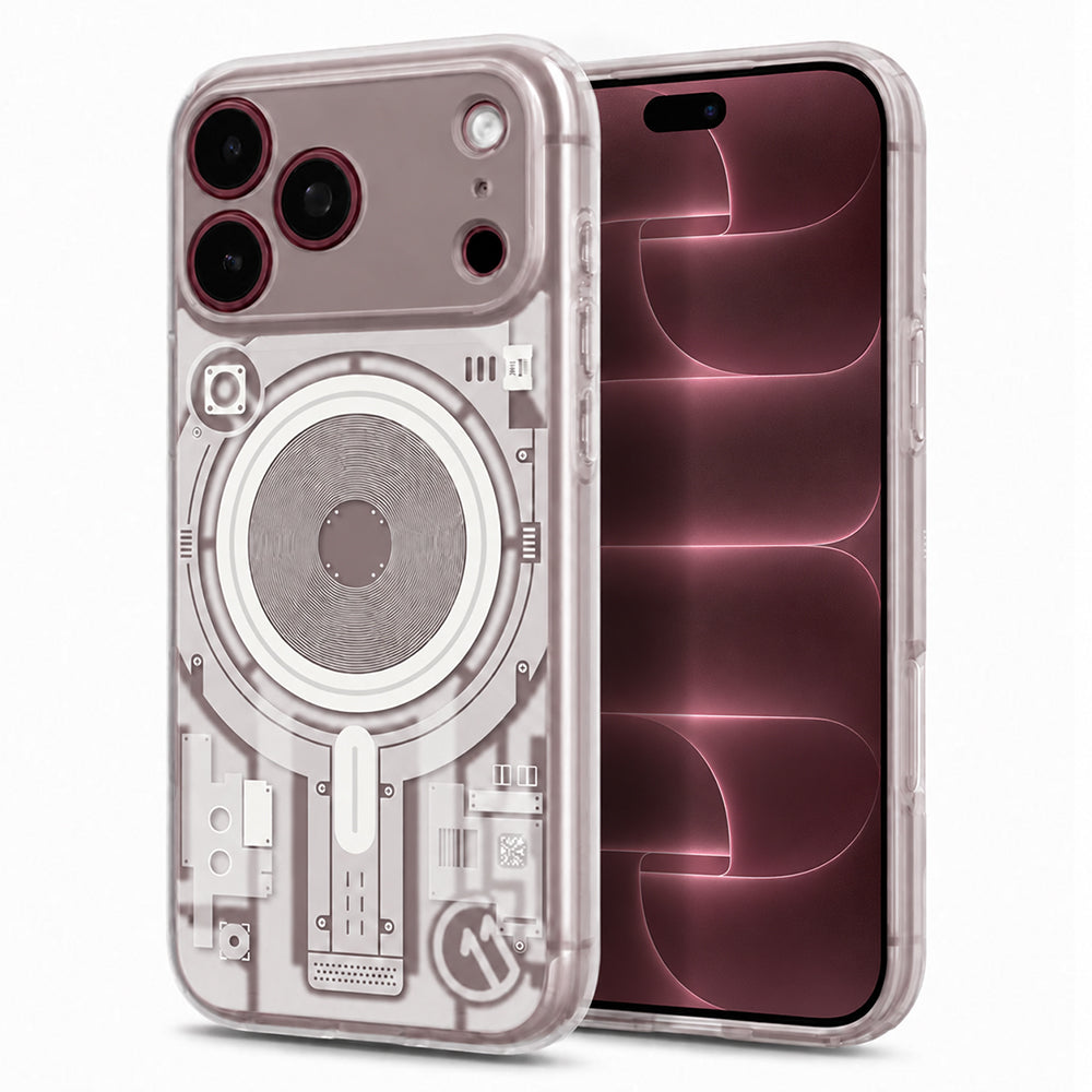 Husa MagSafe pentru Apple iPhone 18 Pro Max / 17 Pro Max, Spigen, C11 Ultra Hybrid MagFit Element, Alba ACS12307