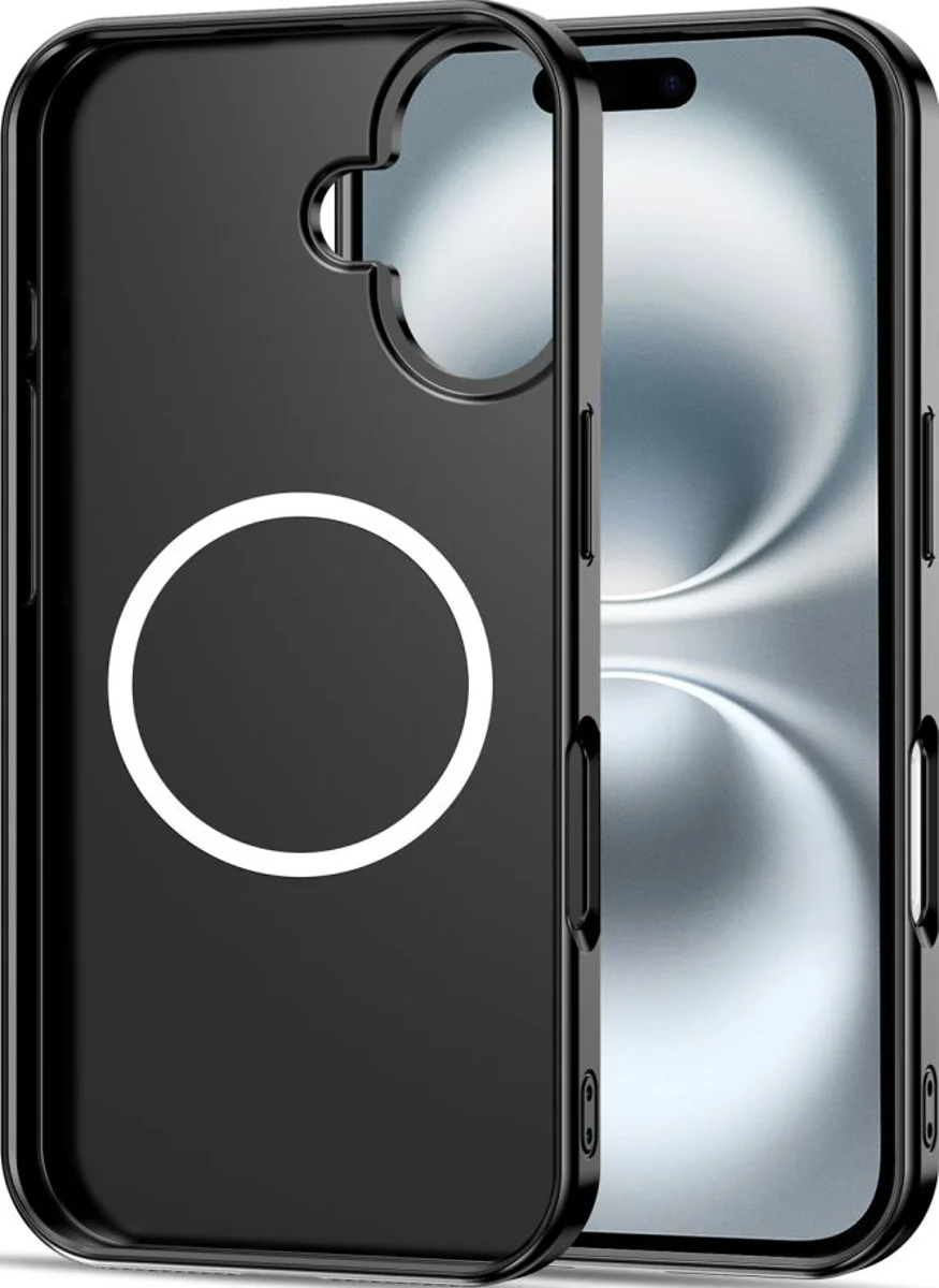 Husa MagSafe pentru Apple iPhone 16, Tech-Protect, Lamano Velvet Night, Neagra