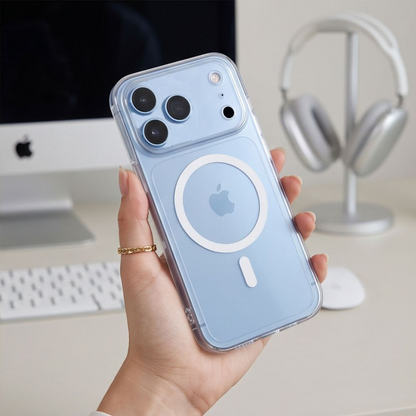 Husa MagSafe pentru Apple iPhone 18 Pro / 17 Pro, Tech-Protect, Flexair, Transparenta