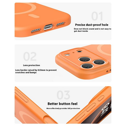 Husa MagSafe pentru Apple iPhone 17 Pro Max, OEM, Liquid Silicone, Turcoaz