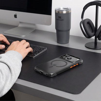 Husa MagSafe pentru Apple iPhone 18 Pro Max / 17 Pro Max, Tech-Protect, MagAir CC, Neagra Mata