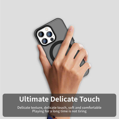 Husa MagSafe pentru Apple iPhone 12 Pro Max, Techsuit, CandyCase, Neagra