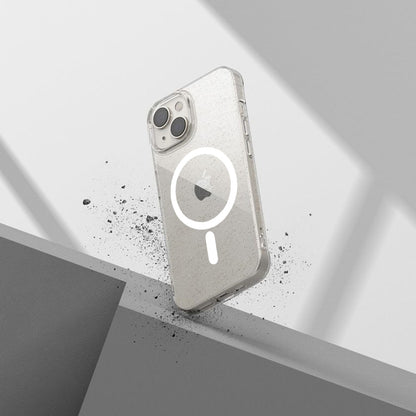Husa MagSafe pentru Apple iPhone 12 Pro, Techsuit, SparkleSkin, Transparenta