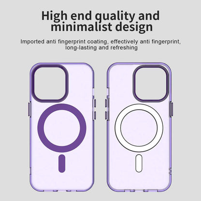 Husa MagSafe pentru Apple iPhone 13 Pro Max, Techsuit, CandyCase, Mov