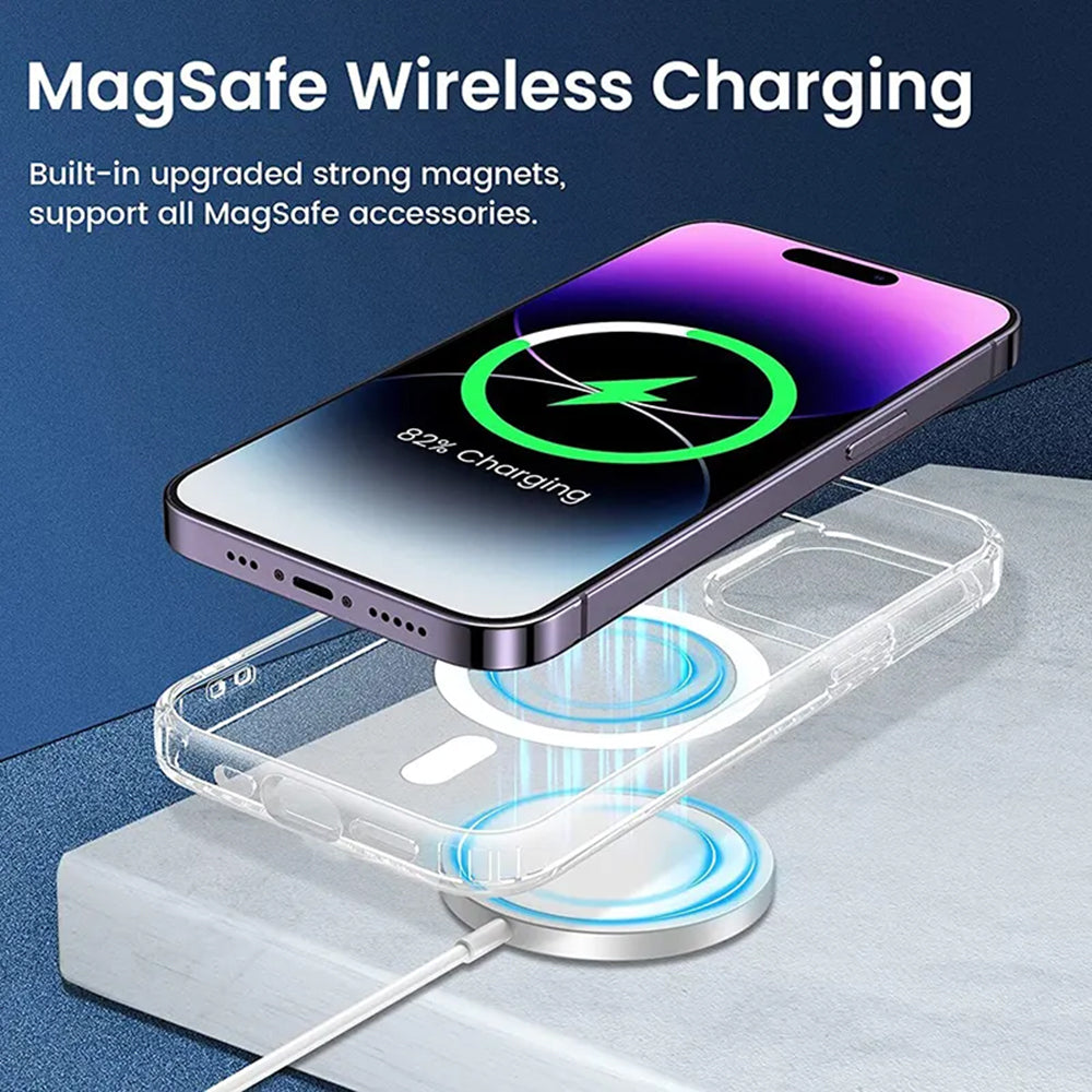 Husa MagSafe pentru Apple iPhone 13 Pro, Techsuit, Pro, Neagra