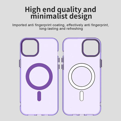 Husa MagSafe pentru Apple iPhone 13, Techsuit, CandyCase, Mov