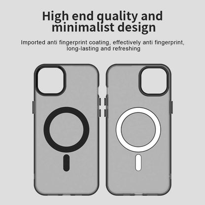 Husa MagSafe pentru Apple iPhone 13, Techsuit, CandyCase, Neagra