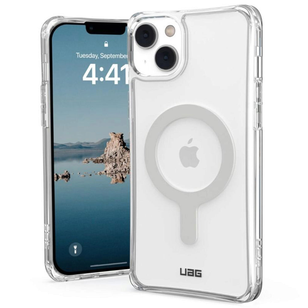 Husa MagSafe pentru Apple iPhone 14 Plus, Urban Armor Gear, Plyo, Transparenta
