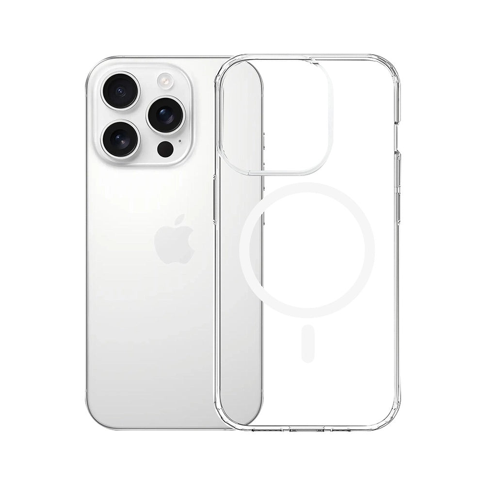 Husa MagSafe pentru Apple iPhone 14 Pro, 3MK, Armor MagCase, Transparenta