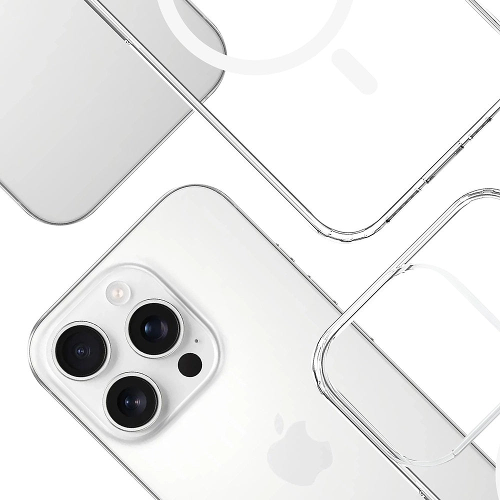 Husa MagSafe pentru Apple iPhone 14 Pro, 3MK, Armor MagCase, Transparenta
