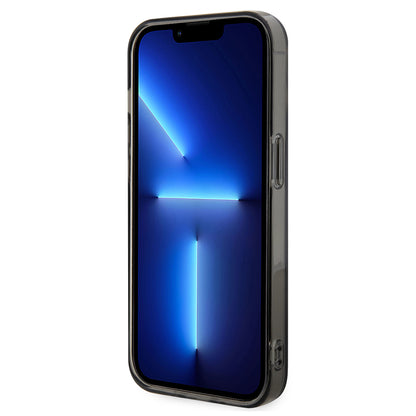 Husa MagSafe pentru Apple iPhone 14 Pro Max, Karl Lagerfeld, IML Ikonik Karl, Neagra