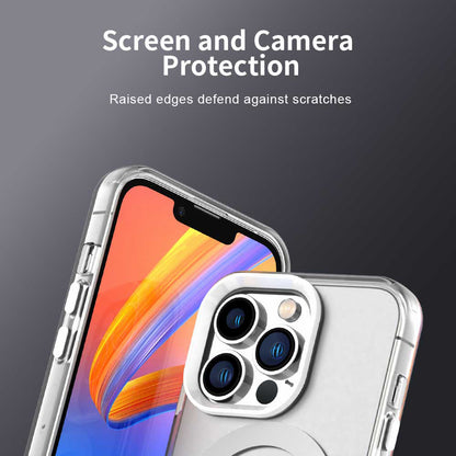 Husa MagSafe pentru Apple iPhone 14 Pro, Techsuit, CandyCase, Alba