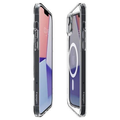 Husa MagSafe pentru Apple iPhone 14, Spigen, Ultra Hybrid, Alba ACS05048