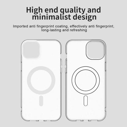 Husa MagSafe pentru Apple iPhone 14, Techsuit, CandyCase, Alba