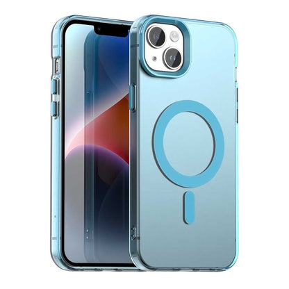Husa MagSafe pentru Apple iPhone 14, Techsuit, CandyCase, Albastra