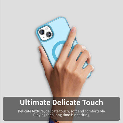 Husa MagSafe pentru Apple iPhone 14, Techsuit, CandyCase, Albastra