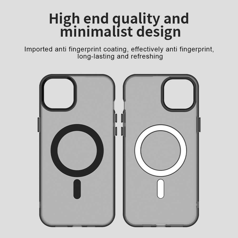 Husa MagSafe pentru Apple iPhone 14, Techsuit, CandyCase, Neagra