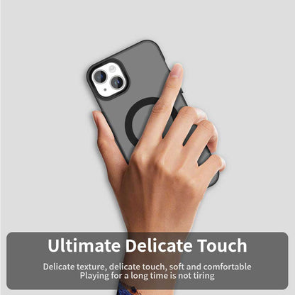 Husa MagSafe pentru Apple iPhone 14, Techsuit, CandyCase, Neagra