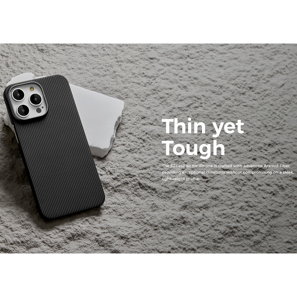 Husa MagSafe pentru Apple iPhone 15, Edizard, Air, Neagra