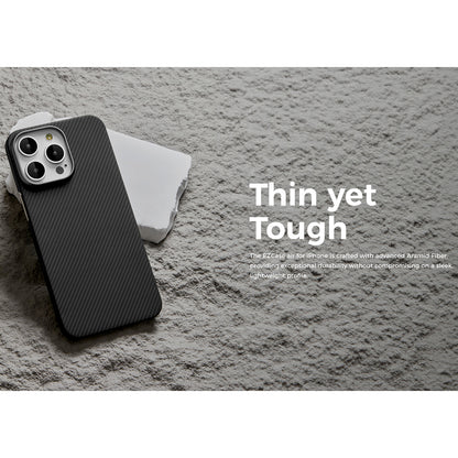 Husa MagSafe pentru Apple iPhone 15, Edizard, Air, Neagra