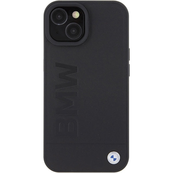 Husa MagSafe pentru Apple iPhone 15 Plus, BMW, Natural Hot Stamp, Neagra