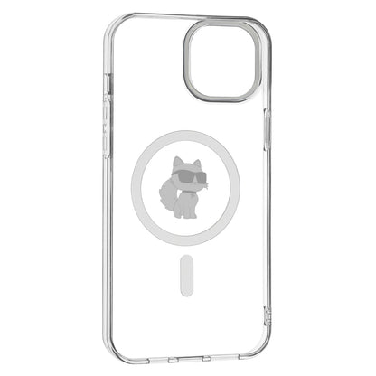 Husa MagSafe pentru Apple iPhone 15 Plus / 14 Plus, Karl Lagerfeld, IML Choupette, Transparenta